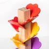 Assembling Building Blocks Mulitcolor Leaves Ball Inverted Beads Game Assembly Model Kindergarten Music Rainbow Tree Educational