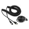8M Car Video Aviation Spring Line 4-Pin Extension Cable for Rear View Camera Truck Trailer
