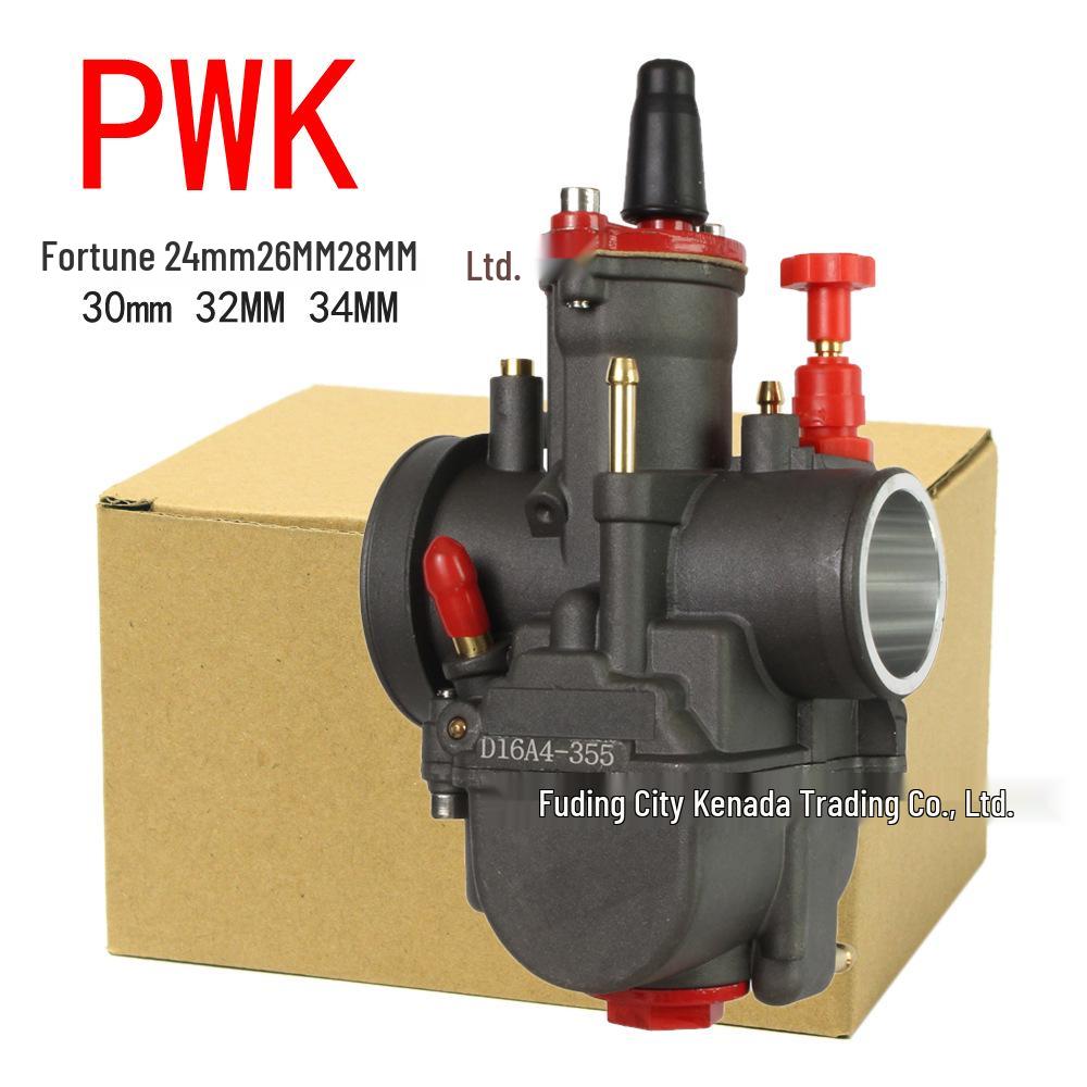 

Карбюратор PWK KR Competition с лазерной маркировкой, черный/красный, 24-34 мм для гонок на квадроциклах PWK34