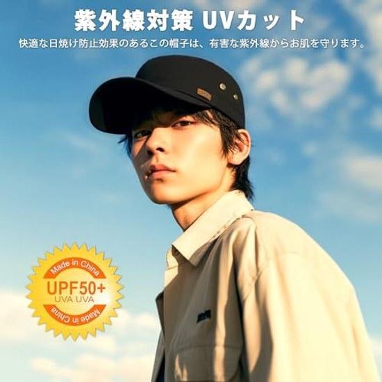 Geyanuo cap men large size hat breathable UV cut cotton work outdoor fishing golf sports viewing