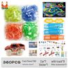 Luminous Magic Track Set: 360-Piece Electric Building Blocks for Kids