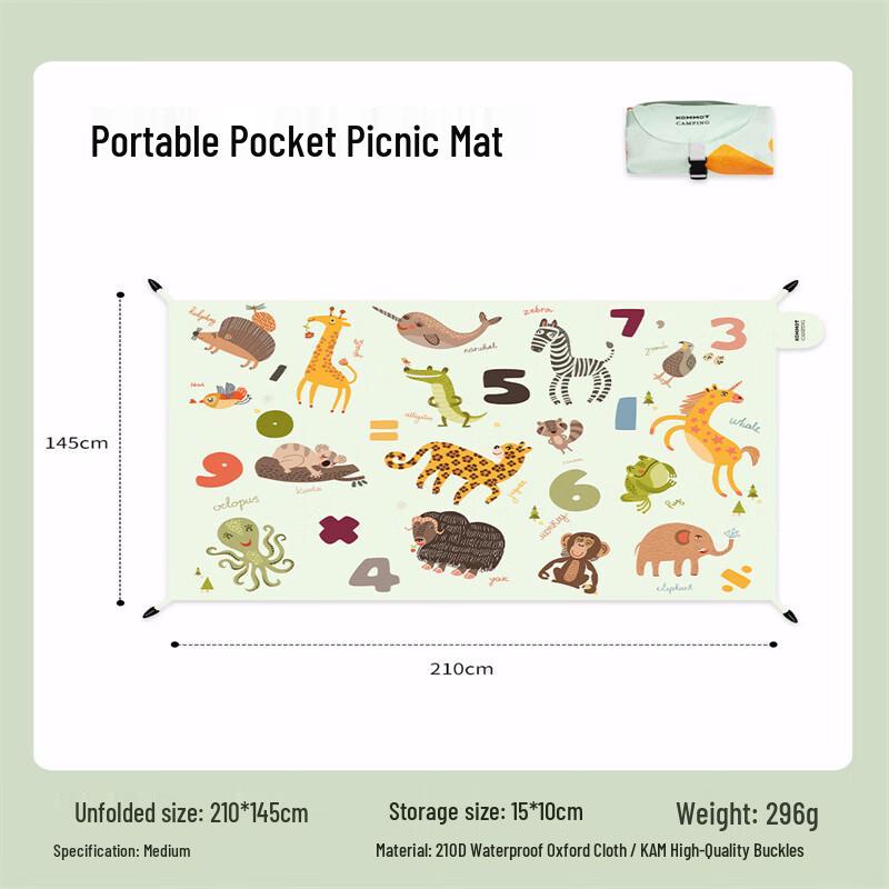 

NuFeng Portable Waterproof Folding Picnic Mat 145x210 CM