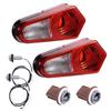 For Polaris Sportsman 500-800 2005-2013 Pair Of LED ATV Brake Tail Lights-A87Q