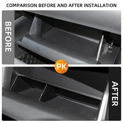 ABS Glove Box Divider Organizer for Toyota Corolla Cross XG10 2019-2025 Center Console Storage Partition Plates Glovebox Shelf