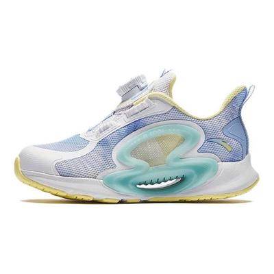Kinder Monatlicher Fitnesstest Atmungsaktiv Langlebig Low-Top Laufschuhe Kinder Sneaker Weiß Blau A322429999-4