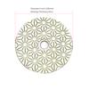 3PCS/Set 4 Inch 100mm Dry/wet Diamond 3 Step Polishing Pads Diamond Granite