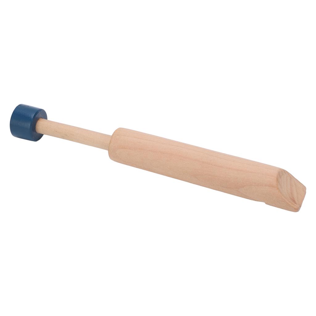 Wooden Slide Whistle Push Pull Voice Change Flute Educational Instrument Toy for ChildrenBlue
