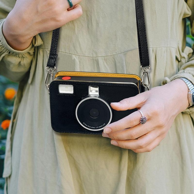 Multifunktionales Stoßdämpfendes Kamerastauraum-Etui Lederstruktur Geeignet für C210R Kamera Leicht zu reinigende Oberflächen