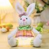 Easter Rabbit Decorations Glowings Easter Rabbit Ornament Handmade Plush Easter Doll Toy for Holiday Table Home