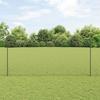 VidaXL Welded Wire Fence with 10 Grey Posts 1.4x10 M Steel 3336573