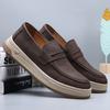 Fashion Luxury Brand Men's Comfortable Soft-Soled Slip-On Suede Leather  Loafers Versatile Casual Business Formal Genuine Leather Shoes