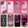 Juicy-12 C-Couture Phone Case  For iPhone17,16,15,14,13,12,11 Plus,Pro Max Soft Black Cover