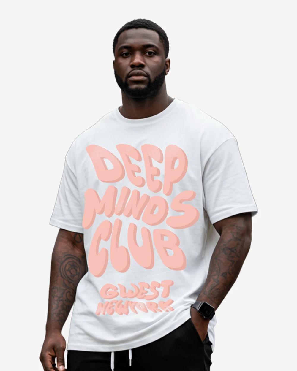 G WEST DEEP MINDS CLUB TEE Big and Tall 4XL