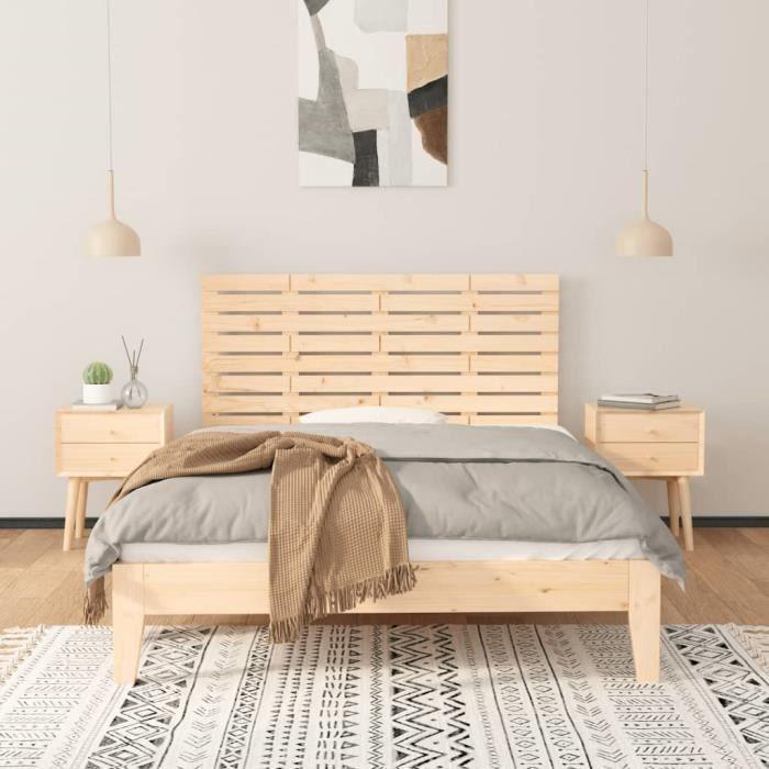 VidaXL Wall-mounted Headboard 146x3x63 Cm Solid Pine Wood 824733