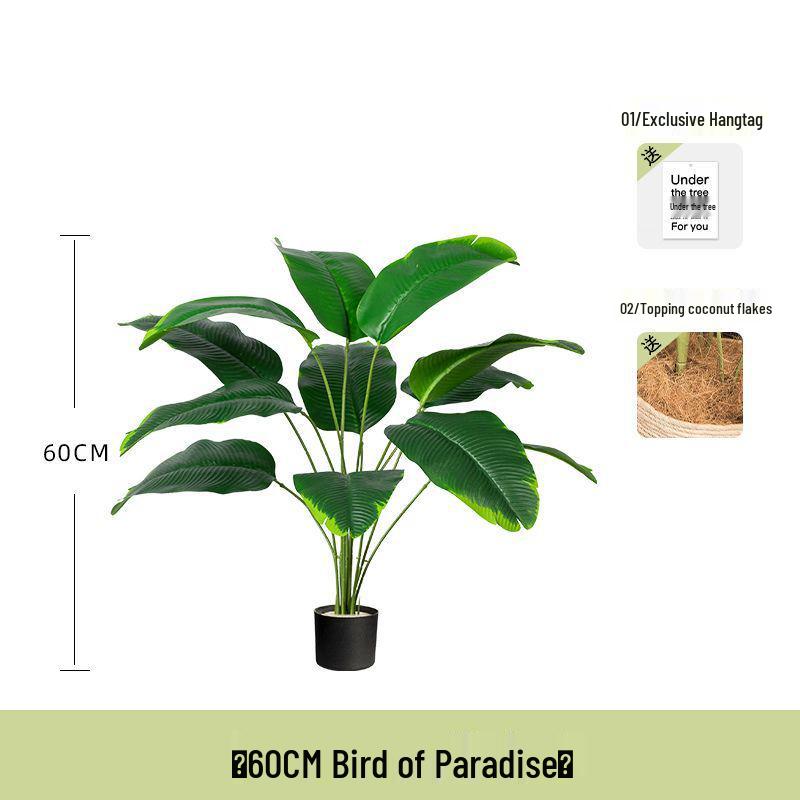 Luxurious Bionic Bird of Paradise: Large Artificial Indoor Floor Plant Decoration