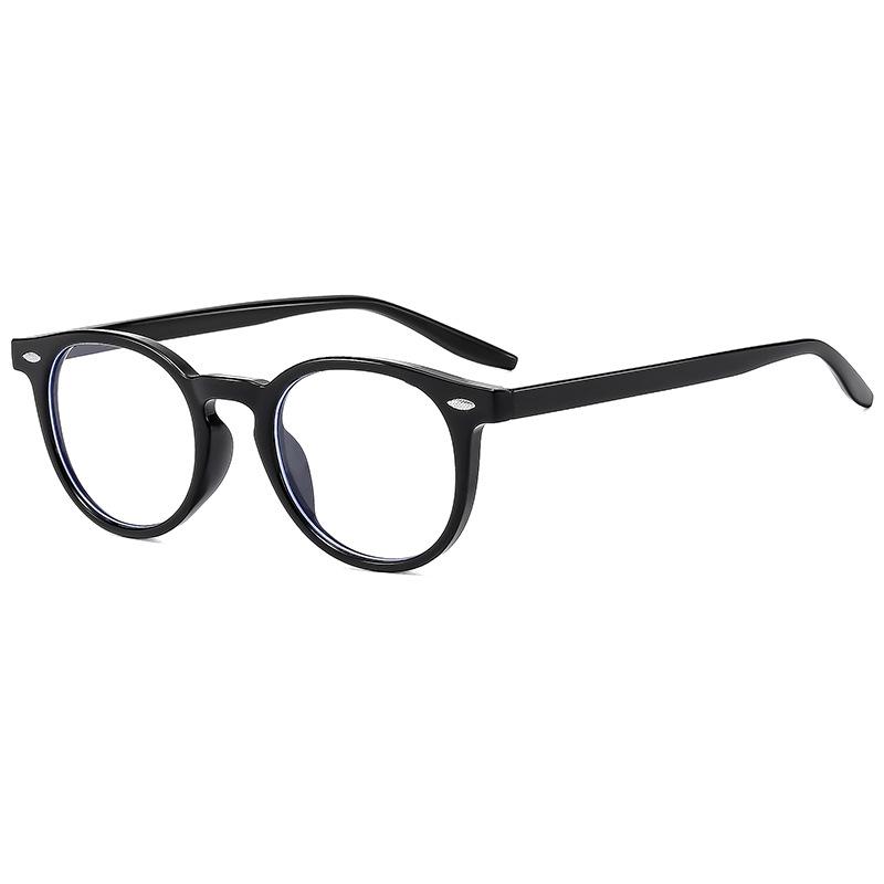 

New Oversized Rivet Round Glasses Gradient Color Glasses Frame Women S Vintage Large Frame Eyewear For Men Women
