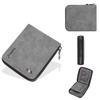 Baellerry Men Zipper Wallets PU Leather Short Coin Purse Vintage Design Card Holder