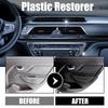 Shine Plastic Leather Restorer Revitalizer Long-Lasting Coating Car Rubber Renovator Glossy Clean Refurbish for Automotive