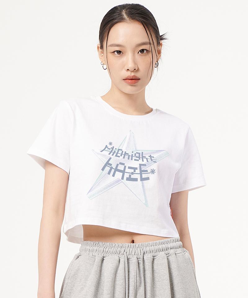 ARTISTWEAR [Atw] Midnight Haze Crop Short Sleeve Tee