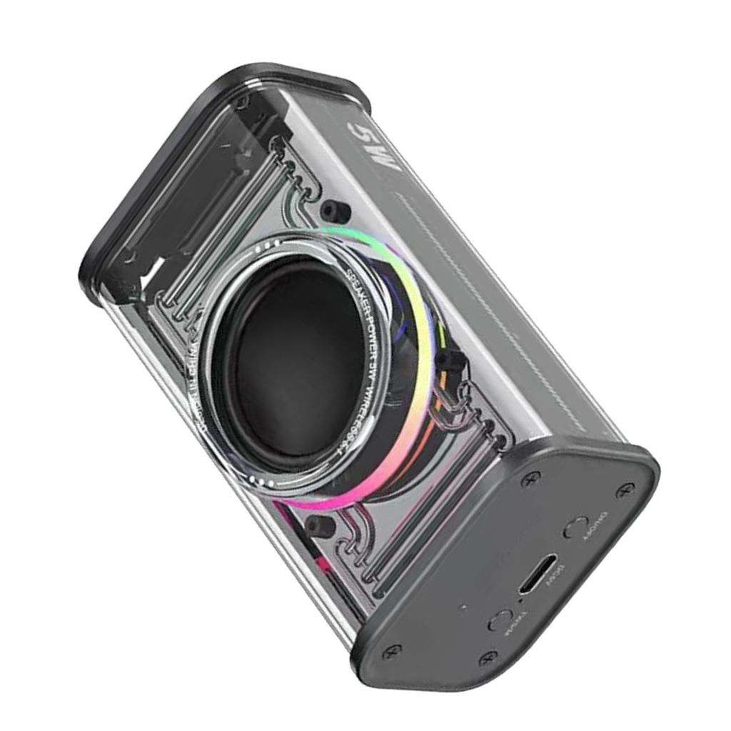 Spker with Colorful Lights Loud Subwoofer Surround Sound Rechargble Wireless Spker