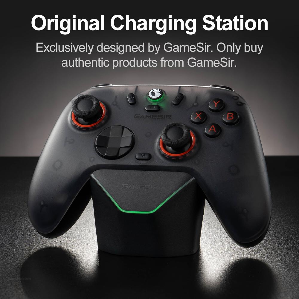 GameSir Gamepads Charger Dock Nova 2 Lite Super Nova Charging Station Original Stylish Dispay Stand Smart Start Stop Charging