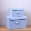 Tlustý úložný box Skládací box na oblečení Vysoce kvalitní úložný box z bavlny a lnu s víkem Úložný box na omyvatelnou látku