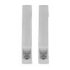 2 Pcs Door Handle Pull 180mm Hole Spacing Aluminum Alloy High Strength Cabinet Pull Modern Gate Handle Silver