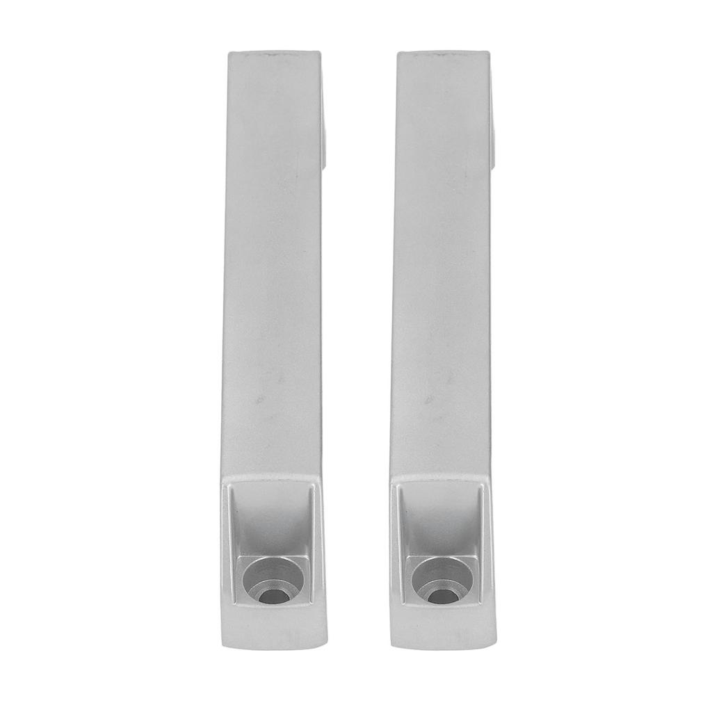 2 Pcs Door Handle Pull 180mm Hole Spacing Aluminum Alloy High Strength Cabinet Pull Modern Gate Handle Silver