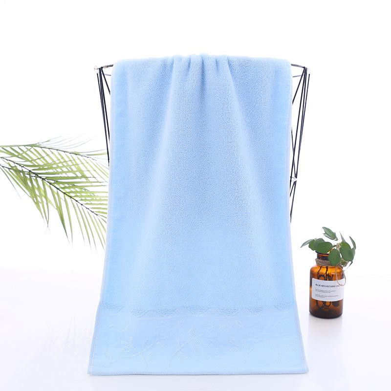 

Однотонное розовое хлопковое полотенце для лица - Впитывающее, с персонализированным логотипом, в индивидуальной упаковке для подарка 73*34cm синий