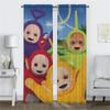 Blackout Curtain for Room 2 Panel Teletubbies Curtains for Bedroom Partition Home Interior Curtains Halloween Decoration Living