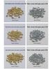Golden, Silver, and Black Self-Tapping Wide Head Screws with Washers