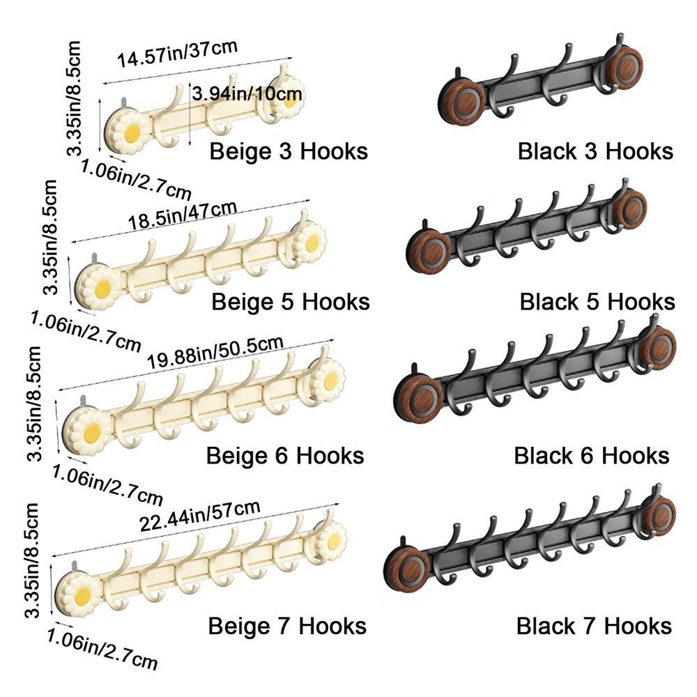 Punch-free Suction Cup Door Rear Hooks Wall Mounted Kitchen Storage Hook Bathroom