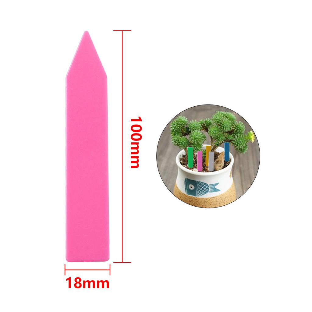 Garden Plant Label Plastic Arrow Sign Nursery Seedling Tray Marker Flower Bonsai Number Plate DIY Gardening Tool Multiple Colors