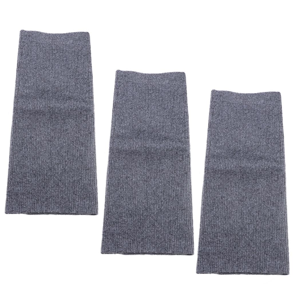 3pcs RV Step Covers 22 X 20in Wearproof RV Stair Carpets for 8 To 11 Inch Depth RV Radius Steps Gray