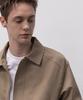 Decoroso Curved Raglan Blouson Jacket [Beige]