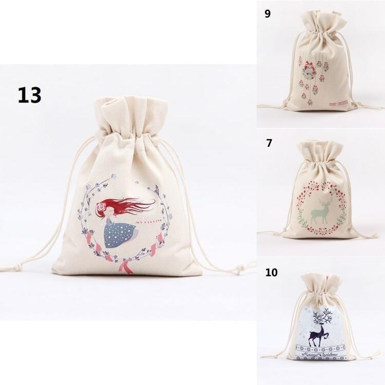 Premium Quality Canvas Christmas Gift Bag Ideal For Festive Holiday Gifting