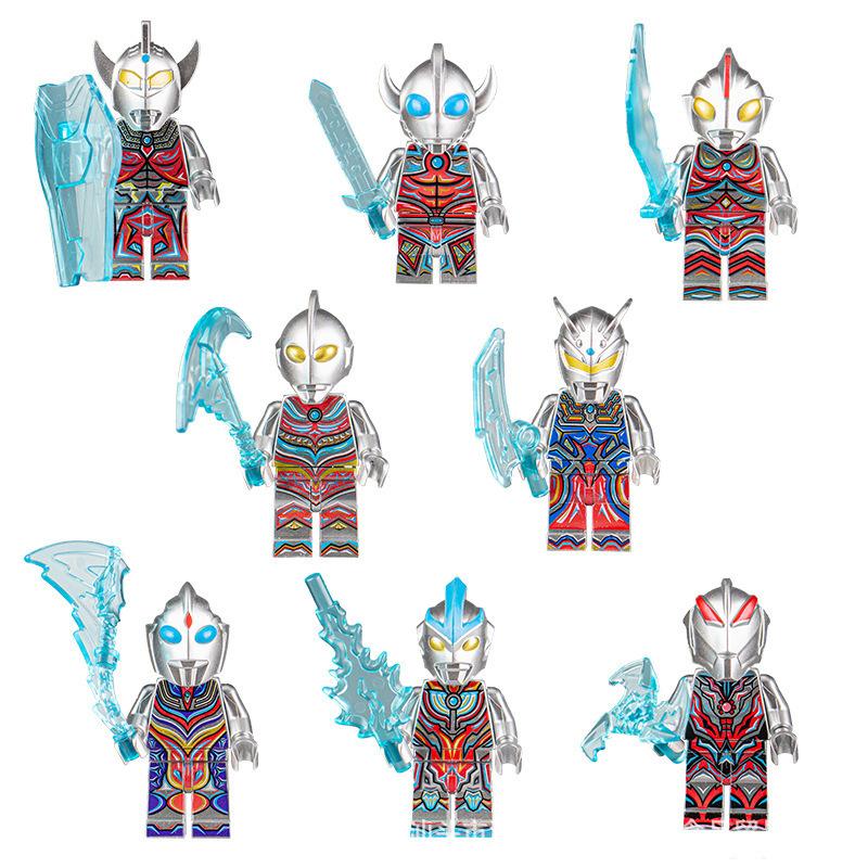 Cross-border Universe Warrior Set Small Particle Building Block Model Puzzle Children for Foreign Trade Toys