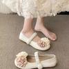Niche Fairy Wind Shallow Mouth Single Shoes Mary Jane Ladyshoes Spring New Retro Flowers Gentle Evening Shoes