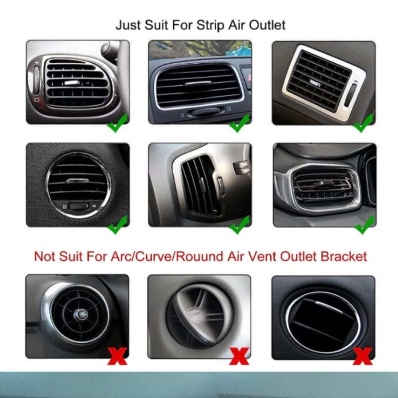 20pcs Chrome Plated PVC Car Interior Air Vent Outlet Decoration Trim Strip, DIY Car Decoration Strip Suitable for All Straight Vent Outlets
