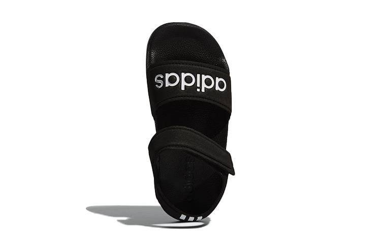 Adidas Adilette Sandal K Synthetic Leather Slip Resistant Abrasion Resistant Sandal Black Kids' G26879