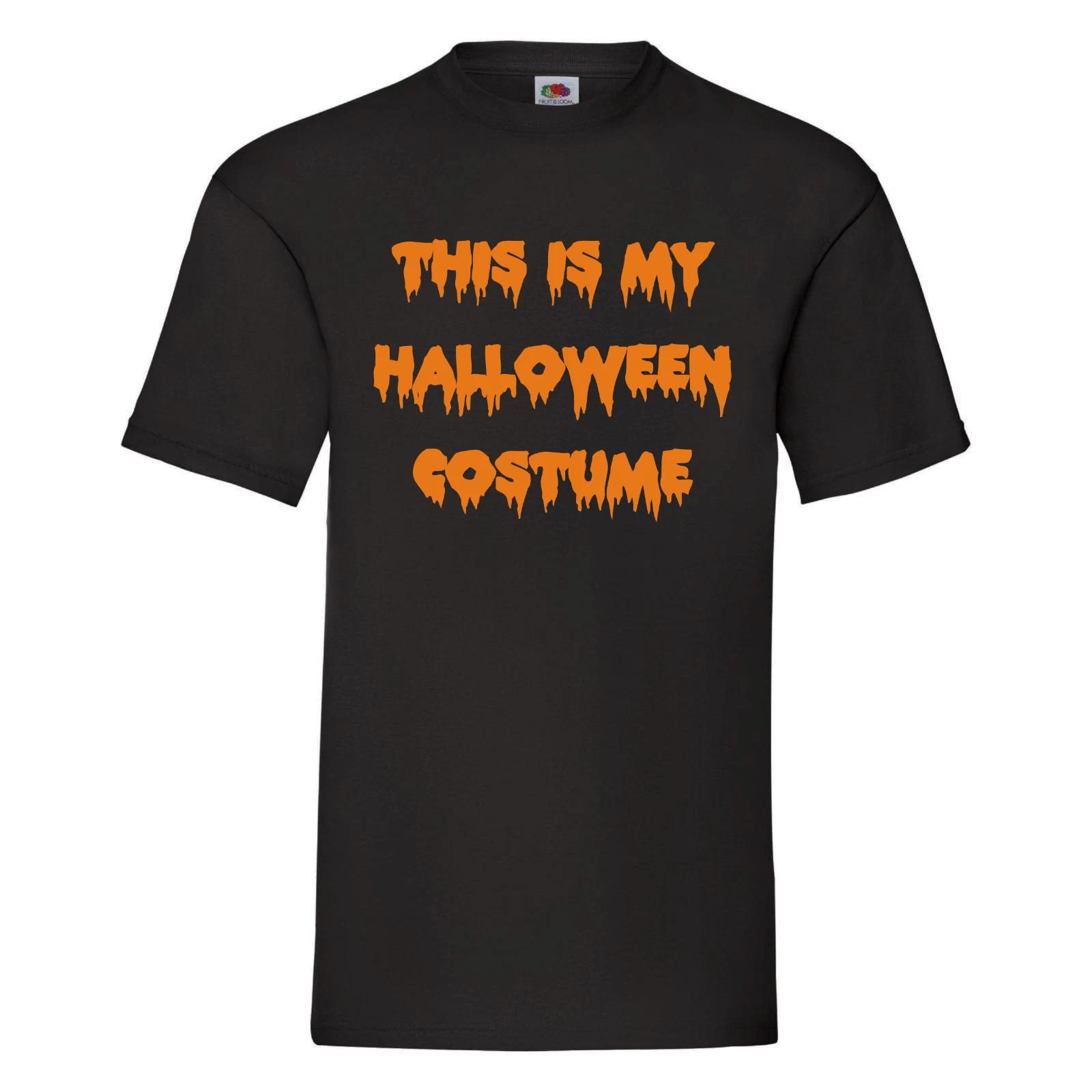 Funny Halloween T-Shirt - This is my Halloween Costume, Novelty Halloween Gift XL