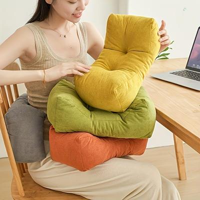 Gorgeous 1pc Lumbar Pillow | Napping, Student Backrest Cushion, Chair Cushion, Office Sleeping Pillow