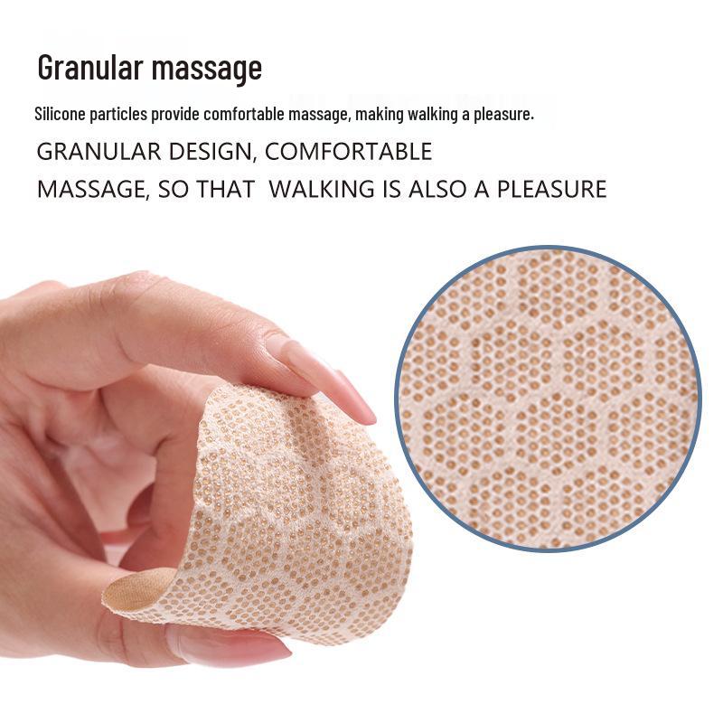 Invisible Silicone Anti-Slip Height Boost Heel Pads - Soft, Breathable & Shock Absorbing