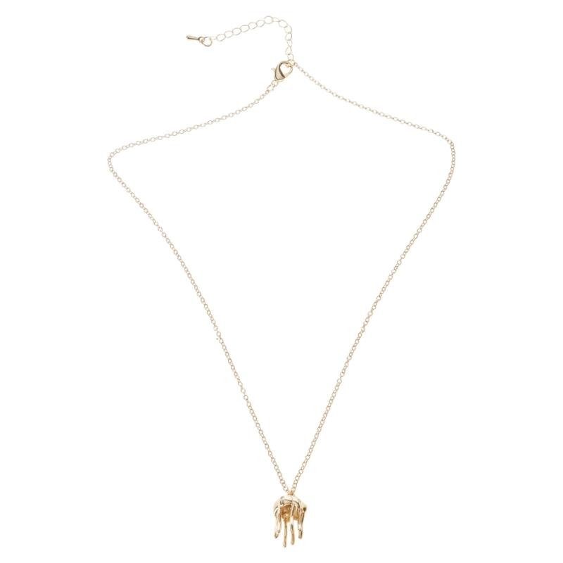 Handcrafted Vintage Octopus/Jellyfish Necklace Adjustable Length Clavicle Chain Accessory for Daily Wear
