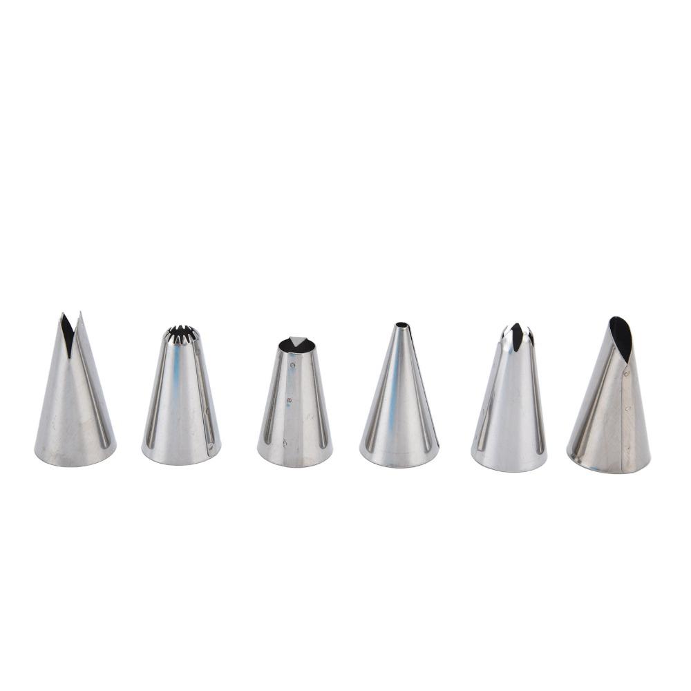 EVA Piping Bag Stainless Steel Cream Pastry Nozzle Durable Cake Decorating Kit Home Kitchen Baking