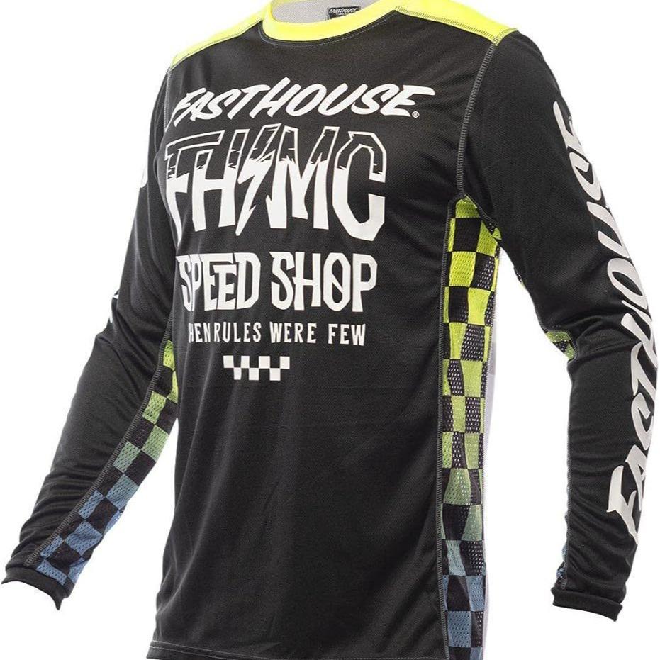 Fasthouse Men's Off-Road Motorcycle Downhill Suit Breathable Long Sleeve Mountain Bike Road Cycling Suit