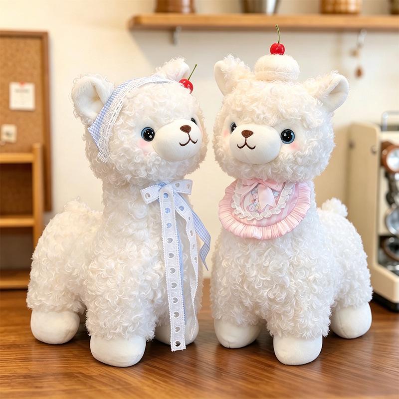 Soft Cute Lamb Cute Alpaca Doll Plush Toy Bed Comfort Couple Rag Doll Children's Day Gift