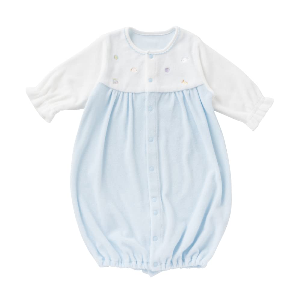 De Měkký kroucený vlas zvířecí výšivka zapínání na druky Novorozeně Vyrobeno v Japonsku zima [Krémová Coco] oboustranné [Výměna rozkroku/2way] 50-70cm [Jaro,