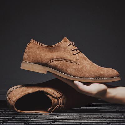 Scarpe da Uomo Moda Tendenza Inghilterra Scarpe Casual Maschili Oxford in Pelle Scamosciata Matrimonio Scarpe Eleganti in Pelle da Uomo Scarpe Basse Zapatillas Uomo Taglia Plus