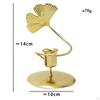 Elegant Ginkgo Leaf Candle Holder for Home Decor